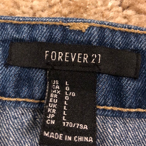 FOREVER 21 Colorblock Skirt L - Picture 5 of 6